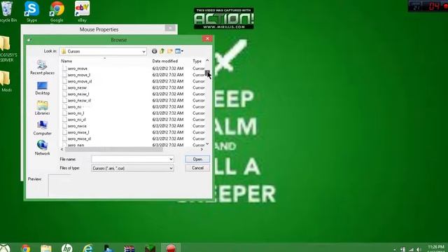 How to chane your Mouse Cursor on Windows 8 смотреть онлайн