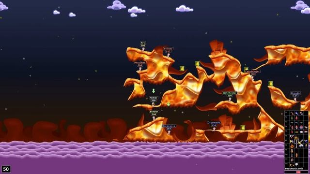 Worms 2 (1998) - PC - LongPlay Multiplayer смотреть онлайн