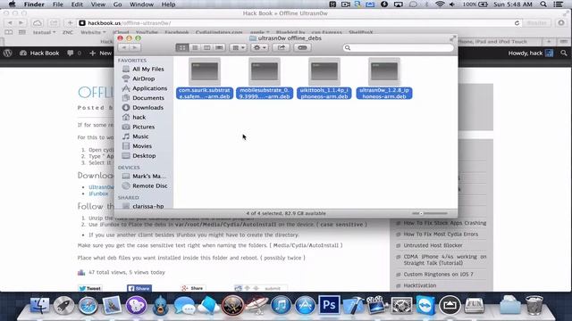 Installig deb's with Cydia's AutoInstall Option смотреть онлайн