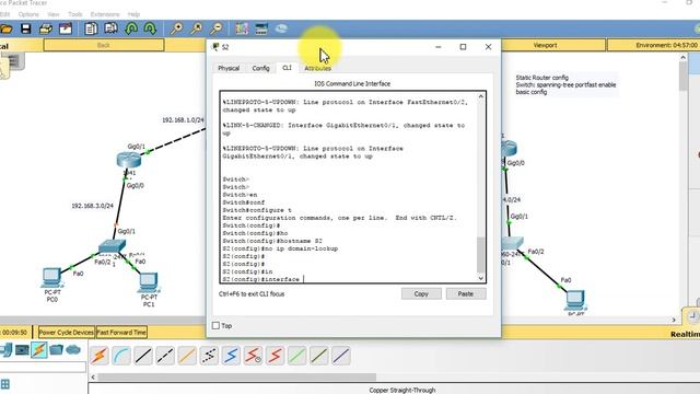 Static Route configuration + portfast packet tracer(Begginer) смотреть онлайн