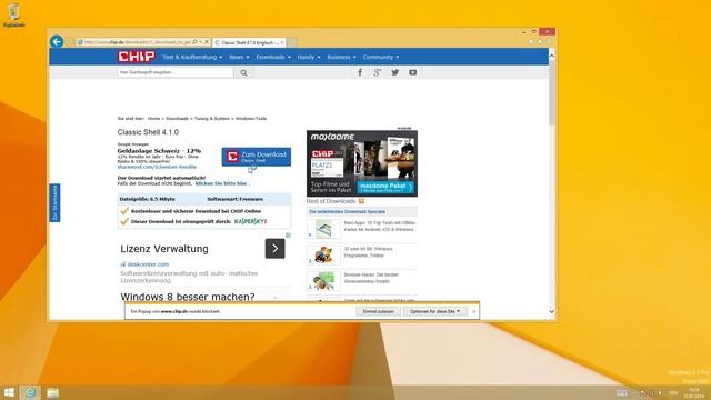 Windows 8.1 - Altes Startmenü und direkt aufs Desktop booten Tutorial смотреть онлайн