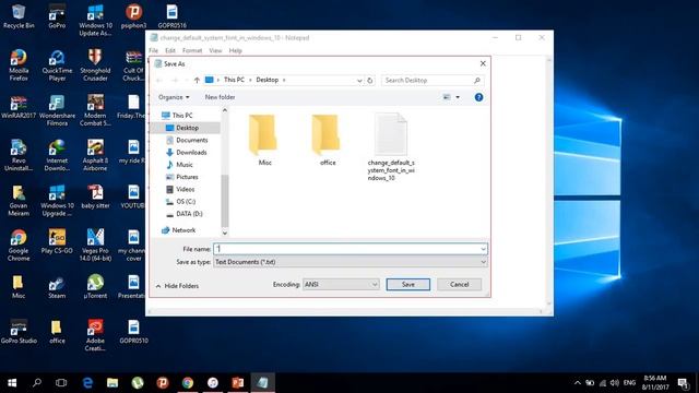 How To Change Fonts [ Windows 10 ] смотреть онлайн