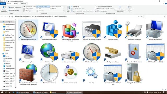 إظهار أدوات الإدارة Outils d’administration Administrative Tools Windows смотреть онлайн