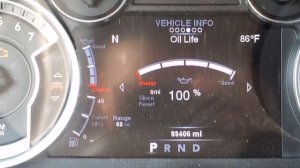 How to: Reset the Oil Life on a 2013 Dodge Ram 1500