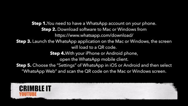 How to Use WhatsApp for Mac or Windows. смотреть онлайн