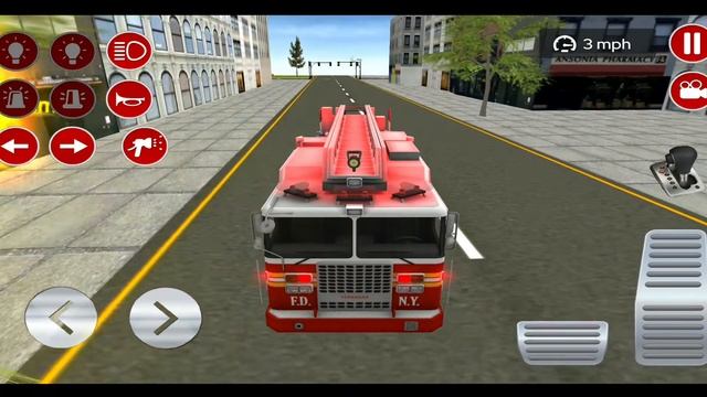 Real Fire Truck Driving Simulator#3 - Fire Fighting Fireman Daily - Android iPad GamePlay смотреть онлайн