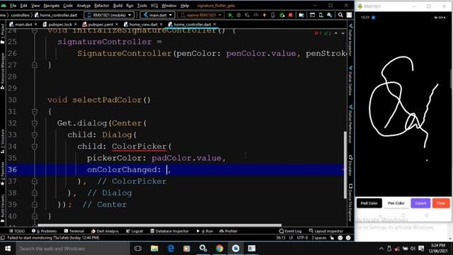 Signature Widget & Exporting the Signature in Flutter using GetX || Flutter || GetX смотреть онлайн