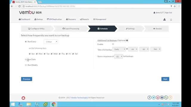 Hyper V Backup using Vembu BDR Suite смотреть онлайн