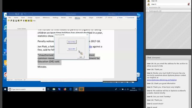 Supporting People with Dyslexia using a Windows PC Part 2 смотреть онлайн