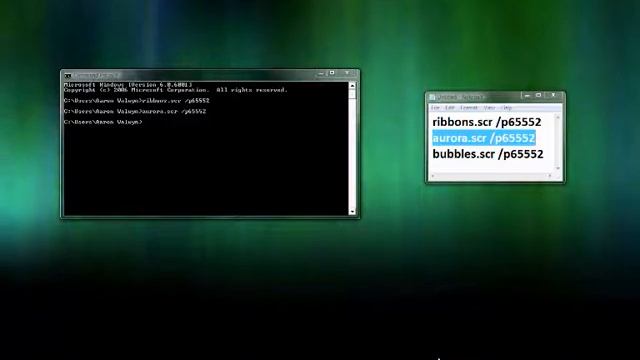 Vista Screensaver Trick смотреть онлайн