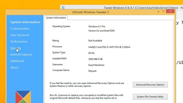 Enable OR Disable Folder Options Security Tweaks Windows 8 and 8 1 A Step by Step Tutorial смотреть онлайн