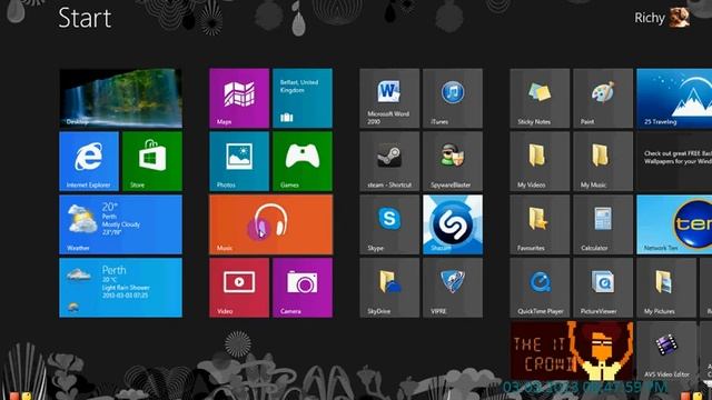Windows 8 Metro Interface 2 - Internet Explorer смотреть онлайн