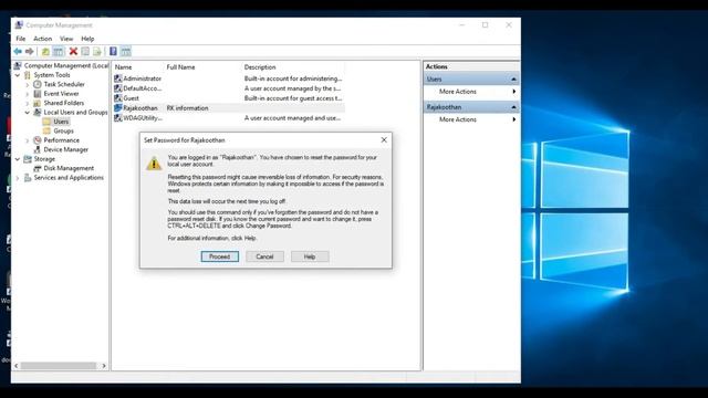 Change windows password without old password in windows 7,8,8.1,10 смотреть онлайн