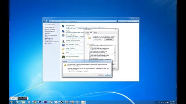 How to show hidden files and folders in Windows 7 смотреть онлайн
