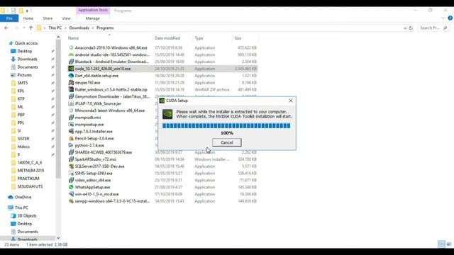 Tutorial Download dan Install CUDA pada Windows 10 смотреть онлайн