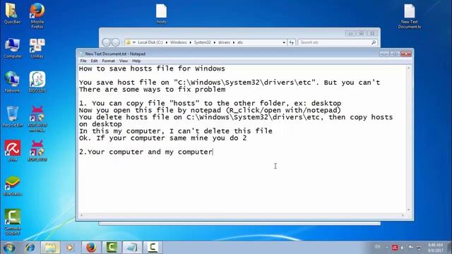 How to fix problem hosts in system32 - Sửa lỗi không edit chỉnh sửa được file host trong system32 смотреть онлайн