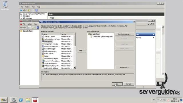 Gennemgang af Remote Desktop Gateway rollen på Windows Server 2008 смотреть онлайн