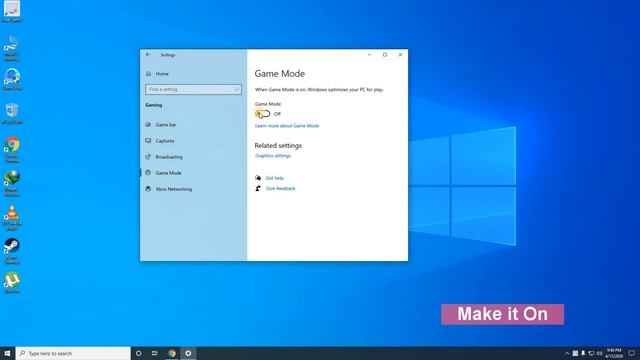 Game mode On in Win 10 |2020|Boost your gaming performance||100% works|| смотреть онлайн