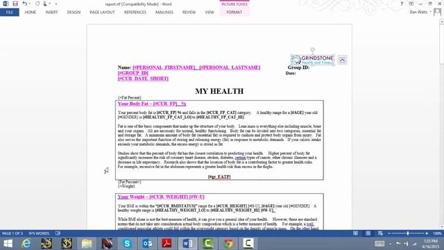 BodyMetrix Report Customization for Windows смотреть онлайн
