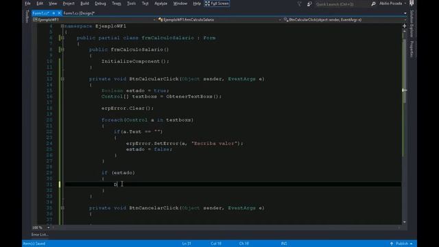 Ejercicio Windows Form смотреть онлайн