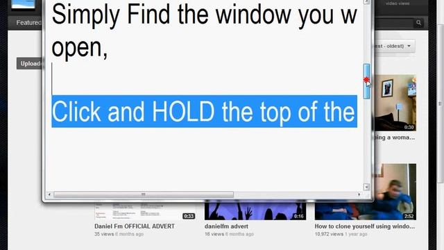 How To Use Windows 7 Aero Shake. смотреть онлайн
