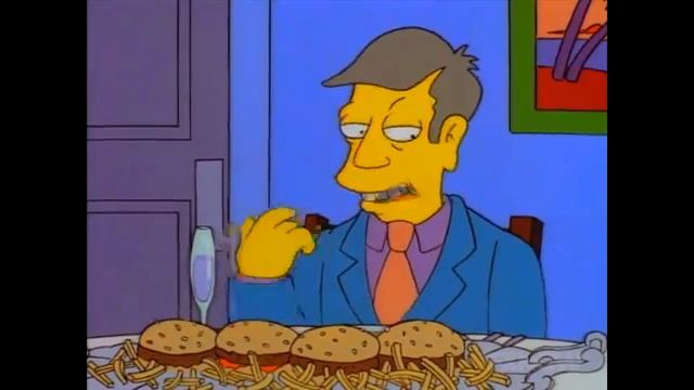 Steamed Hams but you hear everyone's thoughts and the ending is realistic смотреть онлайн