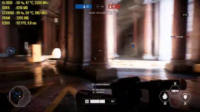 Star Wars Battlefront 2 (BETA) | i5 7400 + GTX 1060 6GB | 1080p смотреть онлайн
