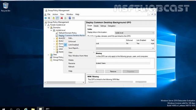 13. Deploy Desktop Background Wallpaper using Group Policy смотреть онлайн