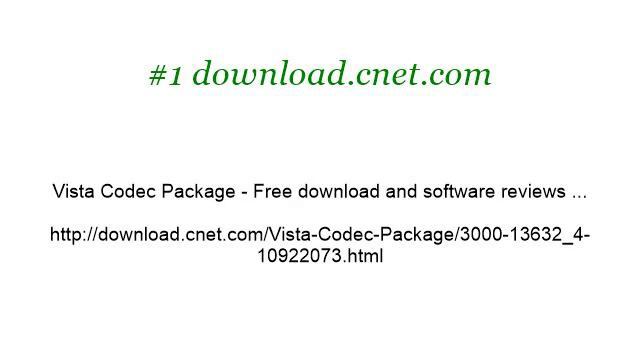 What Is The Vista Codec? смотреть онлайн