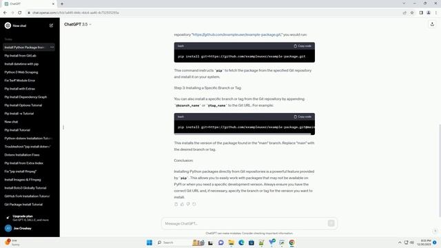 pip install from git url смотреть онлайн