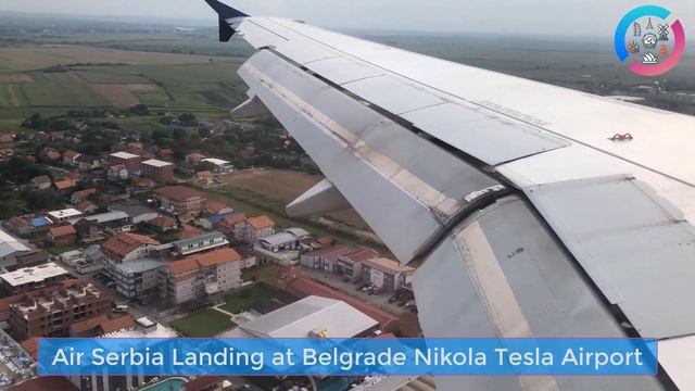 Last Few Minutes of Air Serbia Landing Nikola Tesla Airport Belgrade смотреть онлайн