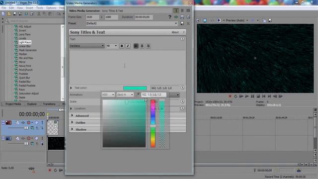 Tutorial Vinheta Simples Sony Vegas Pro 11.0 смотреть онлайн