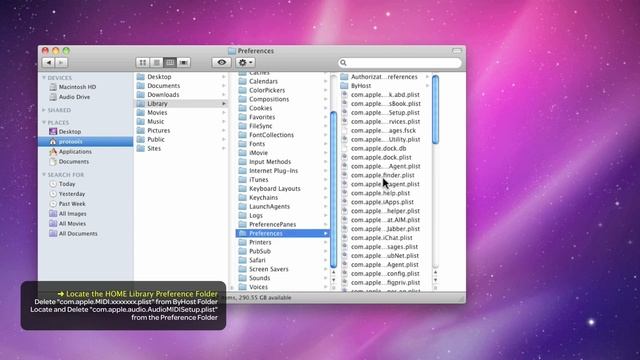 Deleting AMS Preferences - Mac OS X 10.6 - Pro Tools Troubleshooting смотреть онлайн