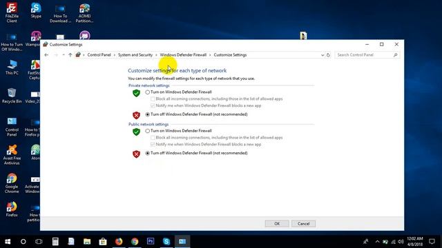 How to Turn off Windows Firewall in Windows 10 смотреть онлайн