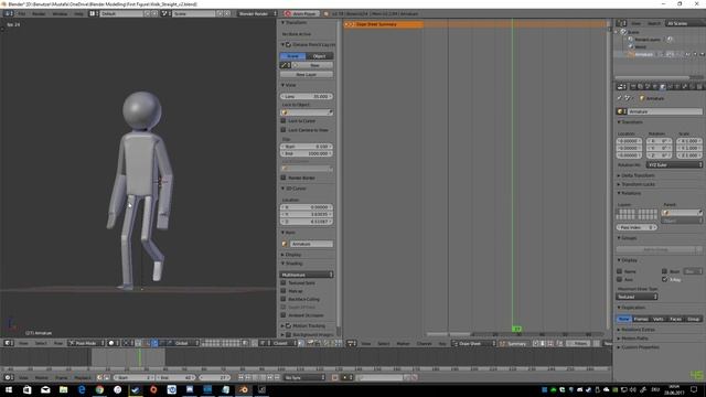 Blender - Walk Anim. смотреть онлайн