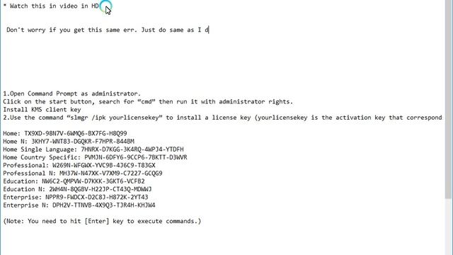 How to activate windows without any software or internet for free.( The real method) смотреть онлайн