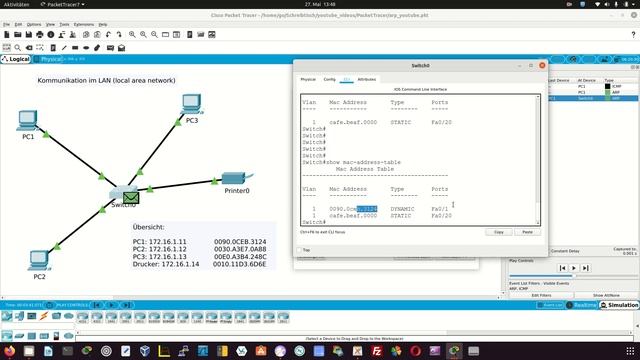 ARP-Protokoll und Verbindung zwischen Hosts im LAN mit dem ping-Befehl testen - LF3 und LF9 смотреть онлайн