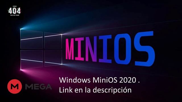 [DESCARGAR] Windows MiniOS 32/64 Bits 2020 смотреть онлайн