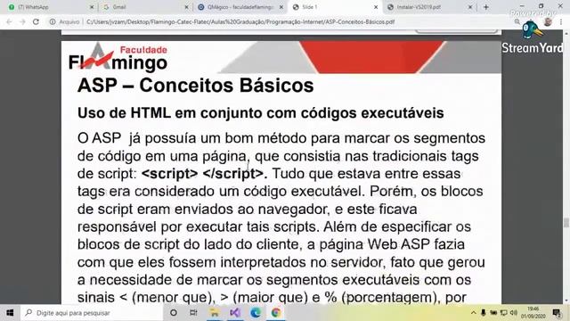 Programação para Internet / Rubens Zampar Jr - Aula 04 смотреть онлайн