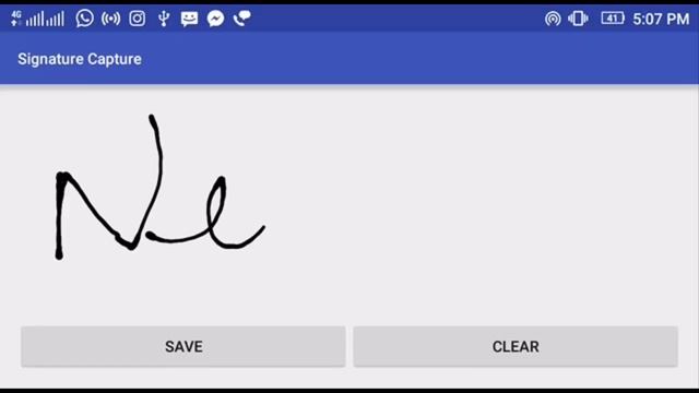Android Signature Capture Example Using Signature Pad Library (Demo) смотреть онлайн
