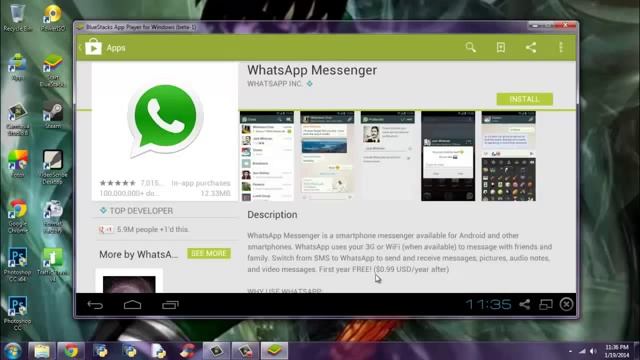 How to Install WhatsApp on PC Laptop Windows 7 8 XP and MAC using Bluestacks смотреть онлайн