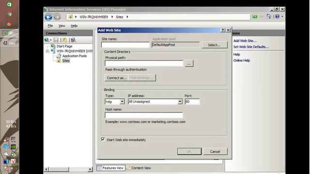 [NETWORK] Create DNS and IIS (website) in Windows Server 2008 смотреть онлайн
