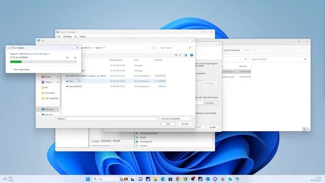 Installation af Microsoft Server 2022 på Windows 11 Hyper V Dansk смотреть онлайн