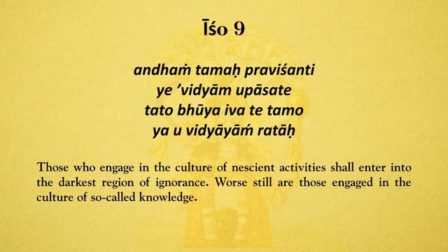 Sri Isopanisad Training | Īśo 9 | Loop-able | His Holiness Bhakti Vinoda Swami смотреть онлайн