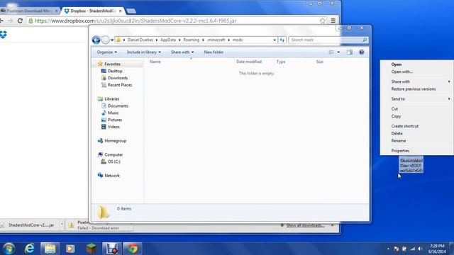 Can't Download Pixelmon for Some Weird Reason But Installing Mod Video For Shaders 1.6.4 Windows 7 смотреть онлайн
