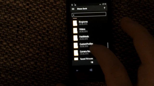 Acces C Partition of Windows 10 Mobile 10149 смотреть онлайн