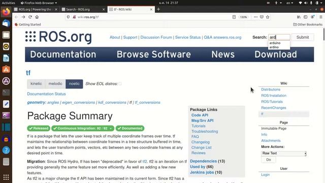 ROS Tutorial 20 - Exploring Wiki ROS смотреть онлайн