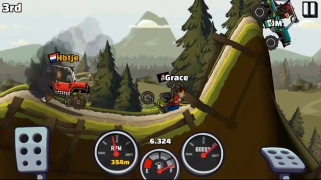 Hill Climb Racing 2 gameplay Super jeep part 54 смотреть онлайн