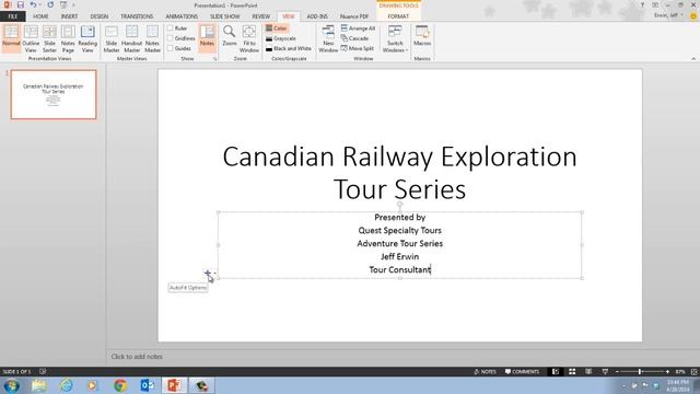 PowerPoint 2013 A Video 3 Enter Slide Text смотреть онлайн