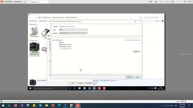 how to add network printer cannon mf 240 dw in windows 10 смотреть онлайн